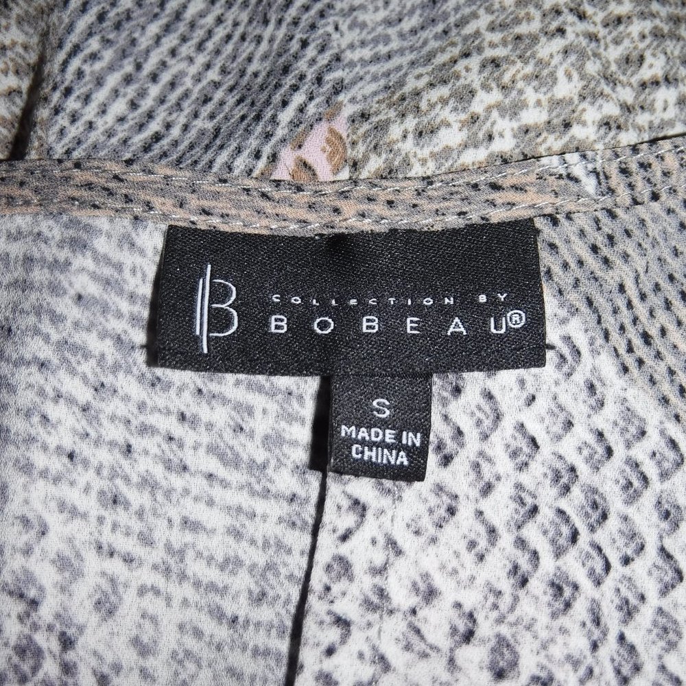 Collection by BOBEAU Patchwork Print Blouse sz S - Picture 3 of 4